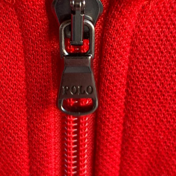 Polo Ralph Lauren 1/4 Zip Knit Sweater - Red - Picture 7 of 7